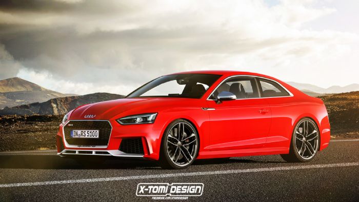 Οι σχεδιαστές της X-Tomi Design έφτιαξαν ψηφιακά το επόμενο Audi RS5 Coupe, συνδυάζοντας τα νέα S5 και TT RS.